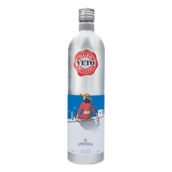 Ouzo Veto Aluminium LIMITED EDITION (1000 ml) 42%